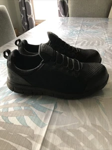 Skechers Work Alloy Toe Black Slip Ons - Men’s 10 - Picture 1 of 6