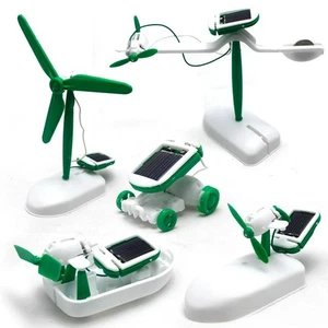 Kit Robot Solare 6 in 1 Fai da Te Giocattolo Educativo Auto Ventilatore Nave per Bambini Stelo Laboratorio - Foto 1 di 24