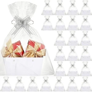 24 Pack Baskets for Gifts Bulk DIY Empty Gift Basket with Handles Kraft Cardb... - Bild 1 von 7