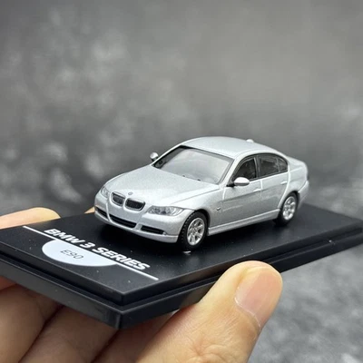 1:64 BMW 3 Series (E90) 50th Anniversary Edition - Silver Diecast Model - Image 1 of 4
