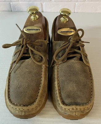 Zapatos de barco Twisted X para dama talla 7M beige tostado para conducir Foto 1 de 4