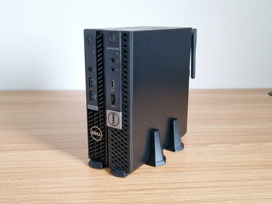 Mini PC Dual stand and holder for 2 Dell HP Lenovo Micro PCs and all MFF models - Image 1 of 4