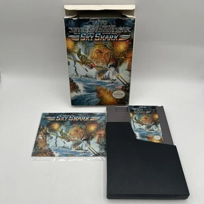 Sky Shark (CIB) - NES Game With Dust Cover, Manual, & Box - Image 1 of 2
