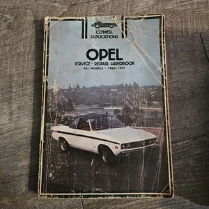 Manual de reparación de servicio vintage Clymer 1966-1977 OPEL - Imagen 1 de 12