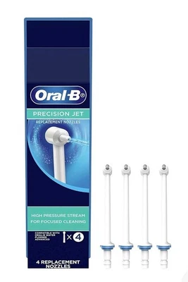 Paquete de 4 boquillas de chorro de precisión avanzada Oral-B Water Flosser  Foto 1 de 4