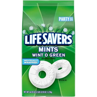办公室 Snax Life Savers Wint O 绿色薄荷糖 (21524) — 第 1/2 张图片