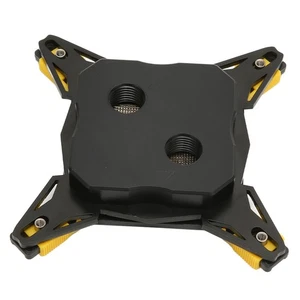 Cpu Water Cooling Block High Purity Copper Pom G1/4In Thread Fast Heat Dis AM - Afbeelding 1 van 22