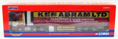 Corgi 1/50 Scale Model Truck CC13907 - Foden Alpha Curtainside - Ken Abram Ltd. - Image 1 of 4