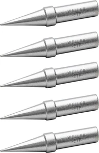 Weller Genuine 5 Piece Soldering Tip Set, conical, 0.031" - ETP-5 - Picture 1 of 5