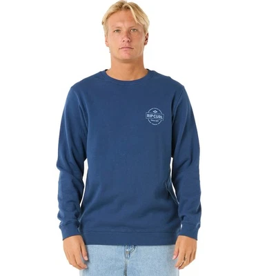 Rip Curl Stapler Crew Sweatshirt - Washed Navy - Bild 1 von 4