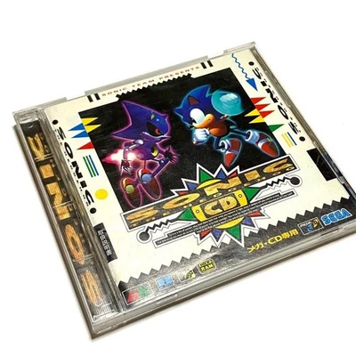Sonic the Hedgehog CD Sega Mega CD 1993 Japan Import Rare Authentic Game Tested - Image 1 of 4