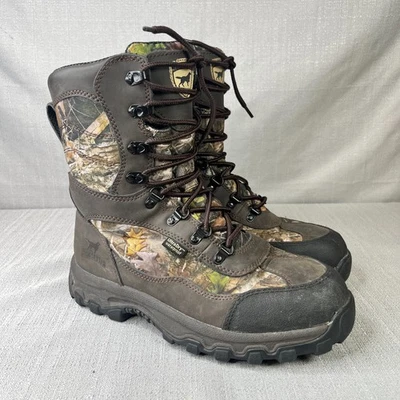 Red Wing Irish Setter Boots Mens 8.5 Camouflage Terrain Insulated Waterproof - Image 1 of 4