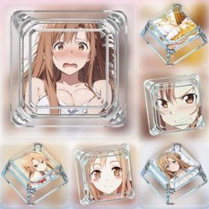 Anime Yuuki Asuna Transparent Cute Manga Cross Shaft Keycaps New for MX Keyboard - Picture 1 of 33
