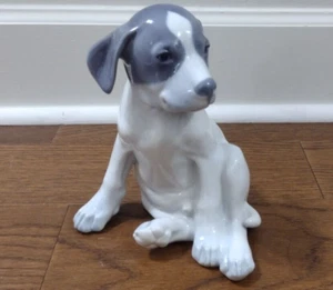 LARGE ROYAL COPENHAGEN DENMARK 051 ERIK NIELSEN POINTER PUPPY DOG FIGURINE - Picture 1 of 4