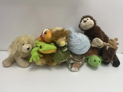 Lot of 11 Ganz Webkinz Stuffed Animals Plush No Codes (Some stains) - Image 1 of 4