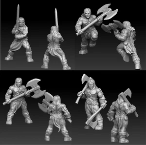 Barbarians D&D Onmioji Multi Listing 28mm 32mm - Bild 1 von 6