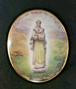 Unsere Liebe Frau von La Salette Rosenkranz Spieluhr Ardleigh Elliott 1995 Porzellan Vintage - Bild 1 von 20