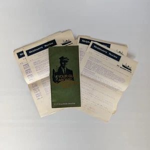 S.S. Argentina Maru - 1960s Guide Book + Shipboard Notices - Mitsui O.S.K. Lines - Picture 1 of 9
