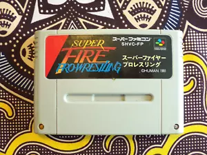 SNES-SUPER FIRE PRO-WRESTLING-SHVC-FP-JPN-SUPER FAMICOM NINTENDO-import - Picture 1 of 2
