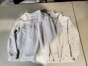 Lot Of 3 Boys George White School Uniform Long Sleeve Shirts Size 8 - Picture 1 of 4