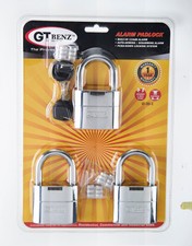 GT Benz Alarm Padlock 3 in 1 (GT-205-3)