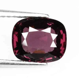 1.77 Ct _PURPLISH RED COLOR GIT CERTIFIED NATURAL SPINEL CUSHION LOOSE GEMSTONES - Picture 1 of 21