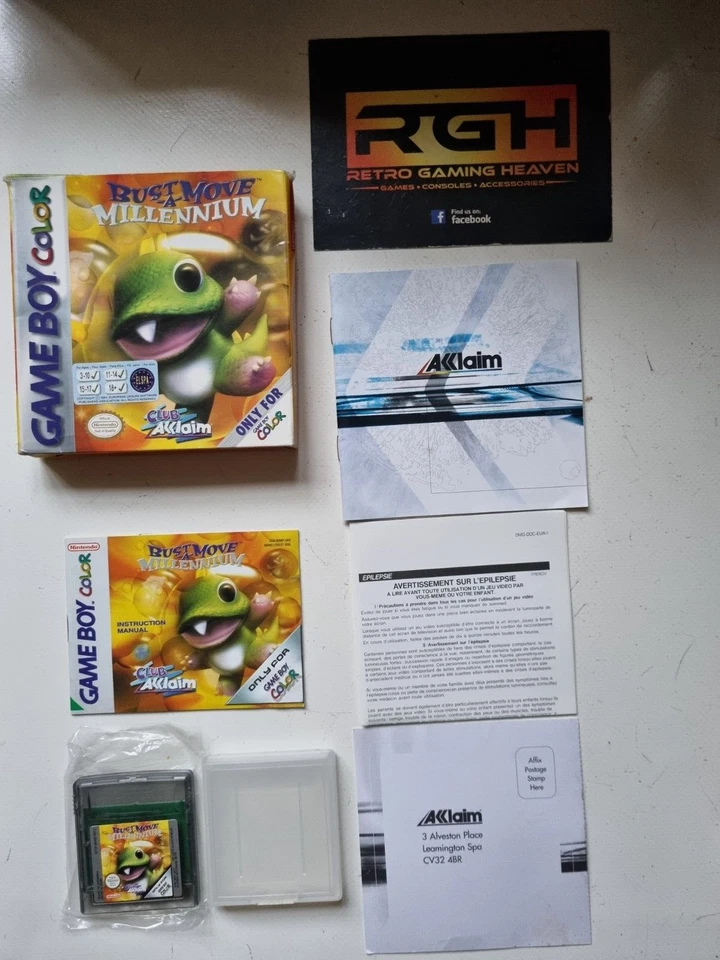 BUST-A-MOVE MILLENIUM GAME BOY COLOR NINTENDO GAME COMPLETE EUR VERY GOOD CON - Image 1 of 4