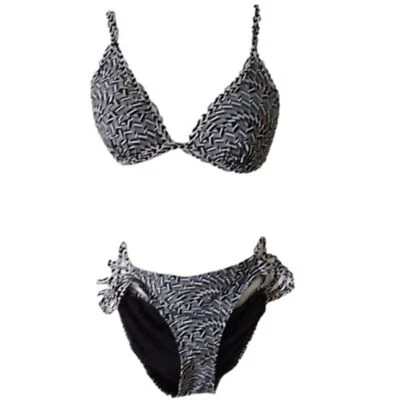 Damsel strappy women's bikini ladder back top and strappy bottom Sz. M - Image 1 of 4