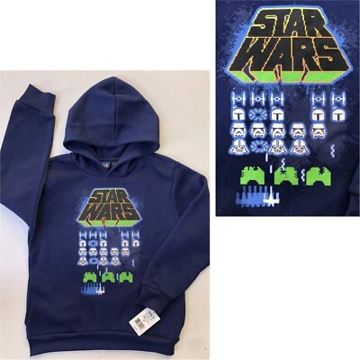 Star Wars Video Game Hoodie Sweatshirt Boys M Pockets (1.5" Missed Stitching) - Image 1 of 4