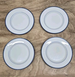 Dansk Bread Plate x4 Blue 7" Concerto Allegro Japan NR Niels Refsgaard Design - Picture 1 of 7