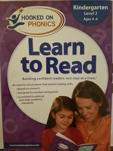 Hooked on Phonics Learn to Read Kindergarten Level 2 - Ages 4-6 Like New - Bild 1 von 13