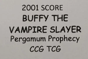 BUFFY VAMPIRE CCG TCG PERGAMUM PROPHECY Joyce Summers 077 (UN FOIL) - Bild 1 von 4