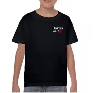Kamala Harris Tim Walz 24 Youth T-shirt Madam President I'm Speaking 2024 Kids - Picture 1 of 15