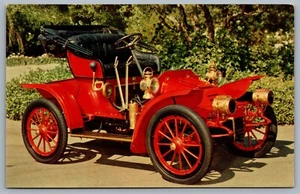 Postcard Automobile Leon Carpenter Fiat Advert Fayetteville 1906 Roadster - Picture 1 of 2