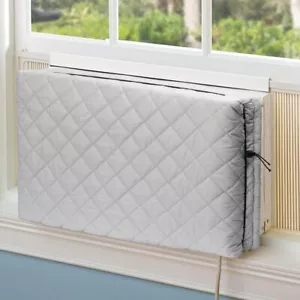Air Conditioner Cover Window AC Unit Cover with Drawstring Double Insulation - Picture 1 of 8