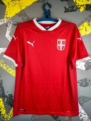 Serbia Team Jersey Home football shirt 2020 - 2022 Puma Mens Size L ig93 Cover