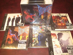 DAVID BOWIE LET'S DANCE REPLICA JAPAN OBI 5 CD'S LIMITED RARE BOX ONE TIME PRICE - Picture 1 of 1