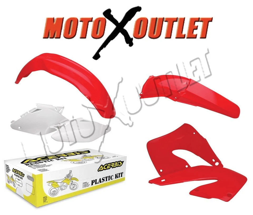 Honda CR125 CR250 Plastic Kit 02-03 Front Rear Fender Shrouds Side Panel Acerbis - Image 1 of 2