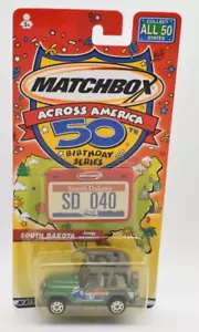 Matchbox Superfast South Dakota Jeep Wrangler green. Across America 50 Birthday - Picture 1 of 1