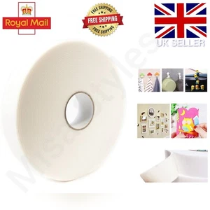 HEAVY DUTY EXTRA STRONG X LARGE DOUBLE SIDED STICKY TAPE FOAM ADHESIVE PADDED 5M - Picture 1 of 2