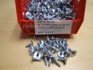 5 libras 1470 piezas 8 X 1/2 cabeza de armadura K torno tornillo autoperforante envío gratuito - Imagen 1 de 3