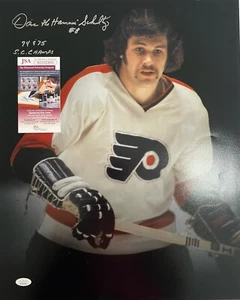Signed Autographed Dave Schultz Philadelphia Flyers 16x20 Photo JSA COA - Picture 1 of 7