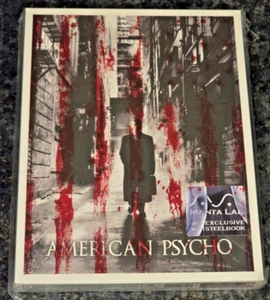American Psycho 4K Ultra HD BluRay MantaLab PET Full Slip Steelbook MantaLab #63 - Picture 1 of 3