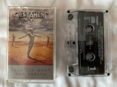 Testament Practice What You Preach Cassette Tape - Bay Area Thrash Metal OOP - Image 1 of 3