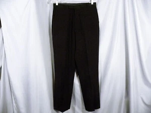 Calvin Klein Black Dress Pants Boys Size 20 REG Black Slim Fit Flat Front NWT - Picture 1 of 6