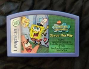 Leap Frog Leapster SpongeBob SquarePants Saves The Day Game Cartridge tested - Picture 1 of 1