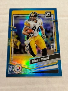 2023 DONRUSS OPTIC HINES WARD 155/299 AQUA PRIZM STEELERS SP - Picture 1 of 2