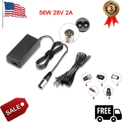 24V 2A XLR Lead Acid Battery Charger Electric Scooter Mobility wheelchair Gel - Image 1 of 4