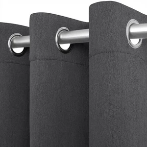 [2-Panels Cozlo Blackout Curtains for Bedroom with Grommet Black Out Room Dar... - Picture 1 of 7