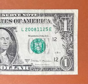 2008 November 25 (L 20081125 E) Birthday Note $1 One Dollar Bill - Picture 1 of 3